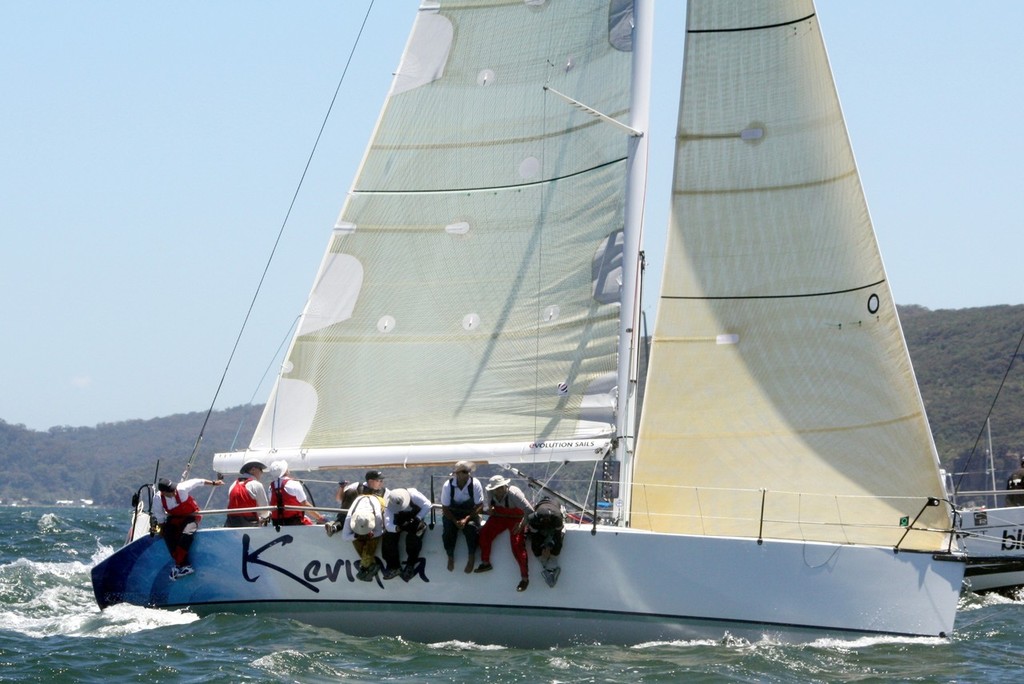 Kerisma off the start line in the 2012 Pittwater to Coffs Harbour race © Damian Devine